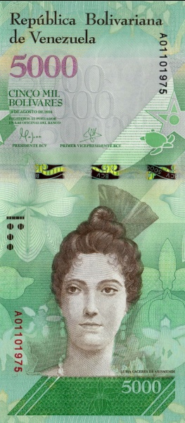 Venezuela 5000 97a A