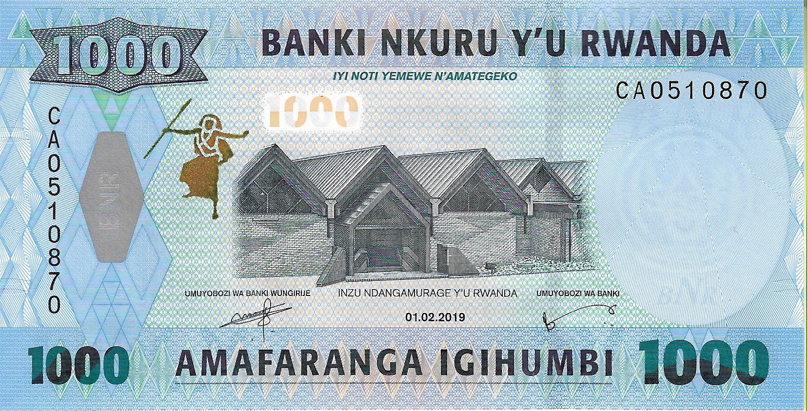 Rwanda 1000 39b A